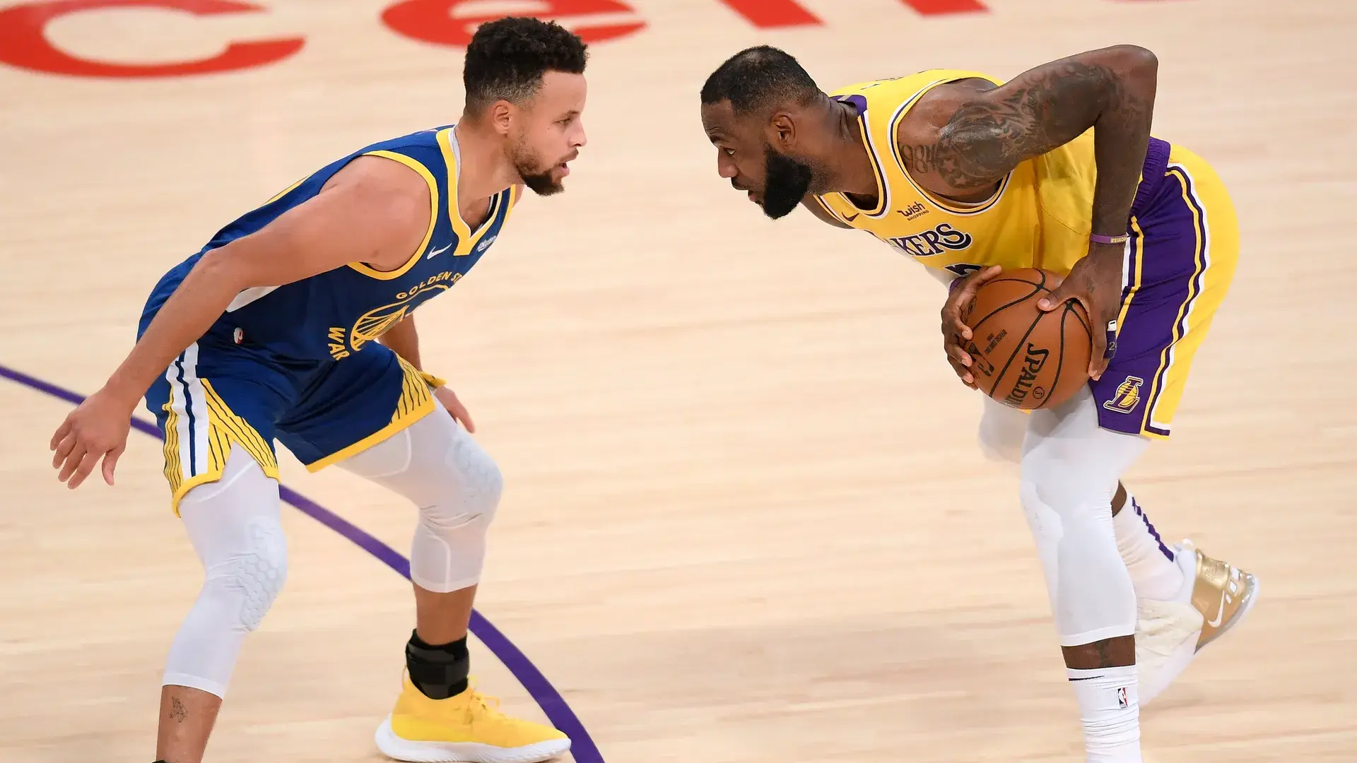LeBron James and Stephen Curry