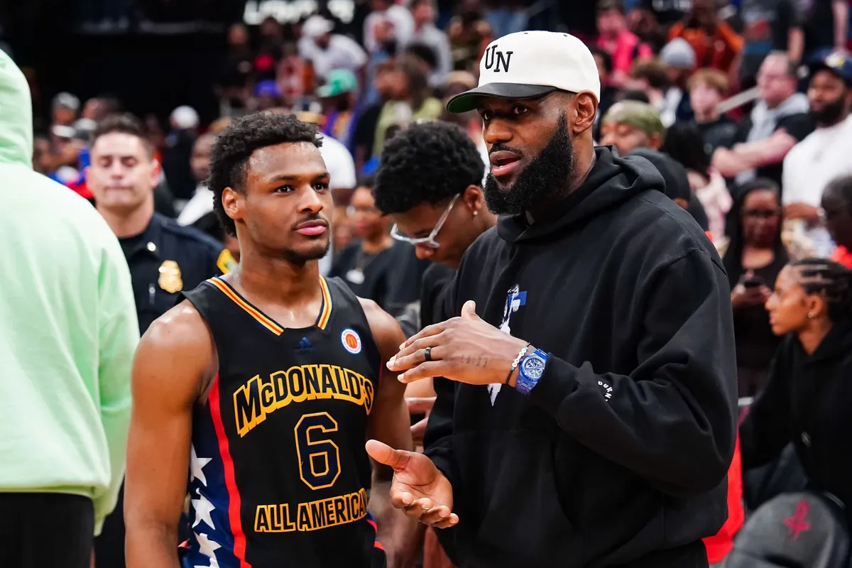 LeBron James speaks about NCAA basketball