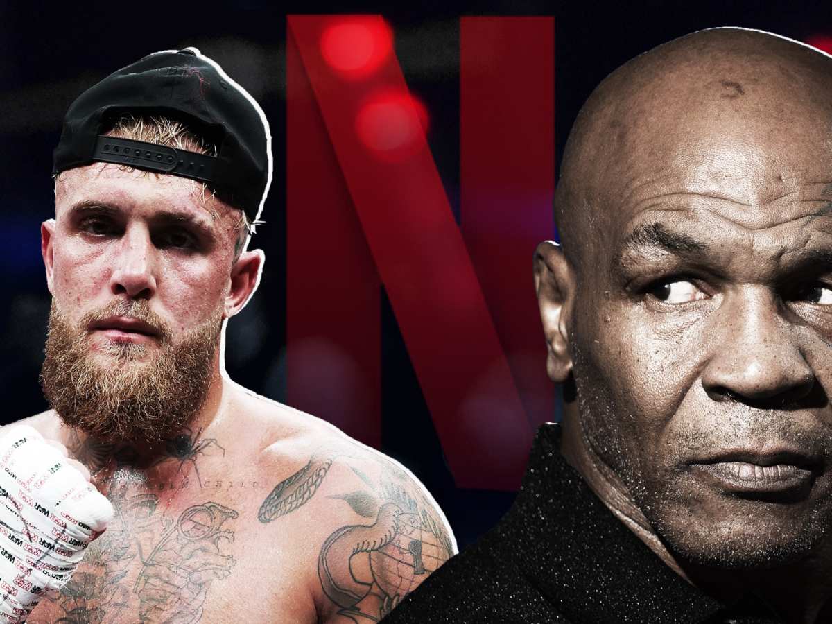 Jake Paul and Mike Tyson
