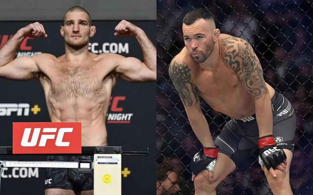 Sean Strickland and Colby Covington