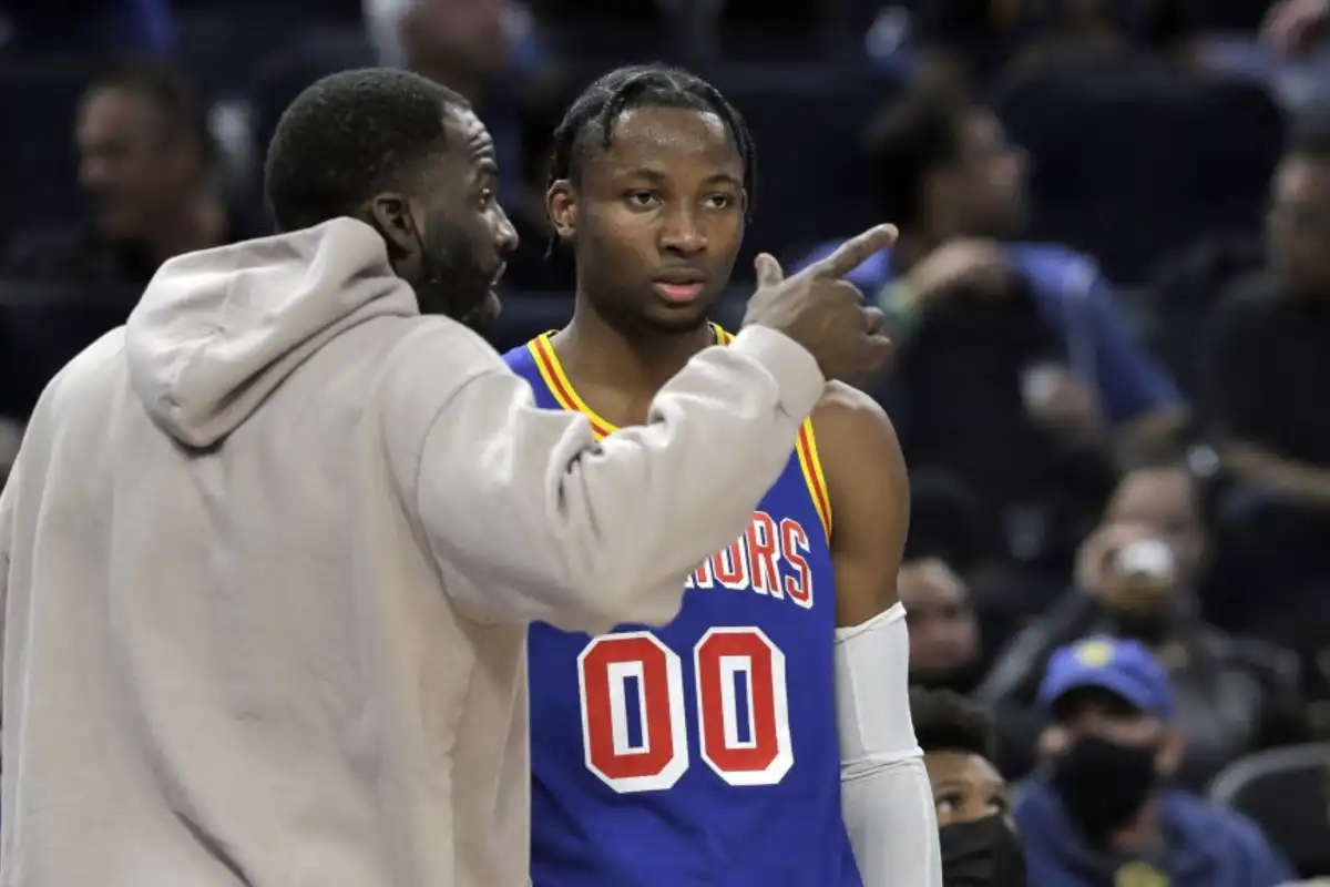 Draymond Green advising Jonathan Kuminga