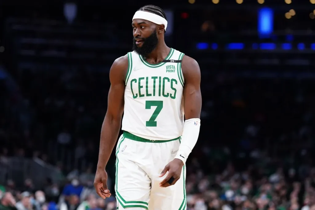 Jaylen Brown after putting a dominant performance against the Suns
