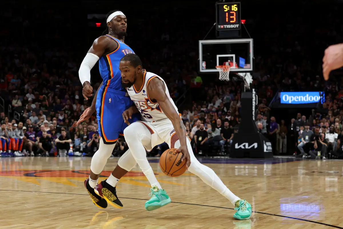 Kevin Durant in OKC vs Suns